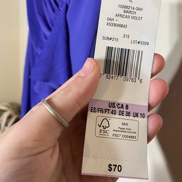 African Violet Mid-Length Dress - Picture 4 of 8